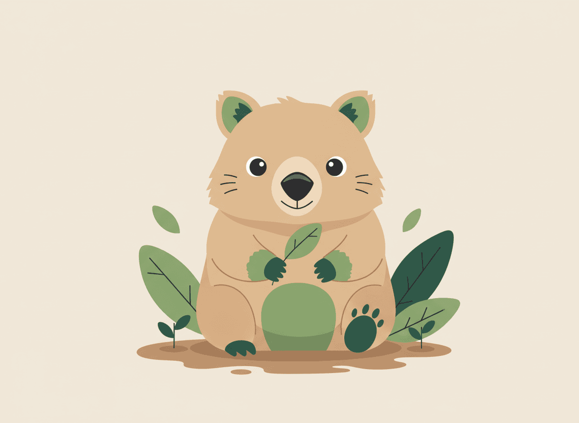 웜뱃 - 자연의 건축가